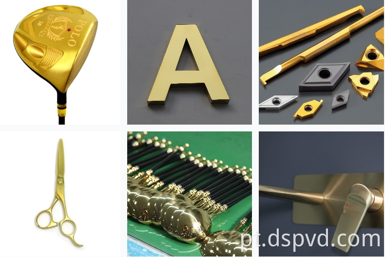 PVD door lock handle